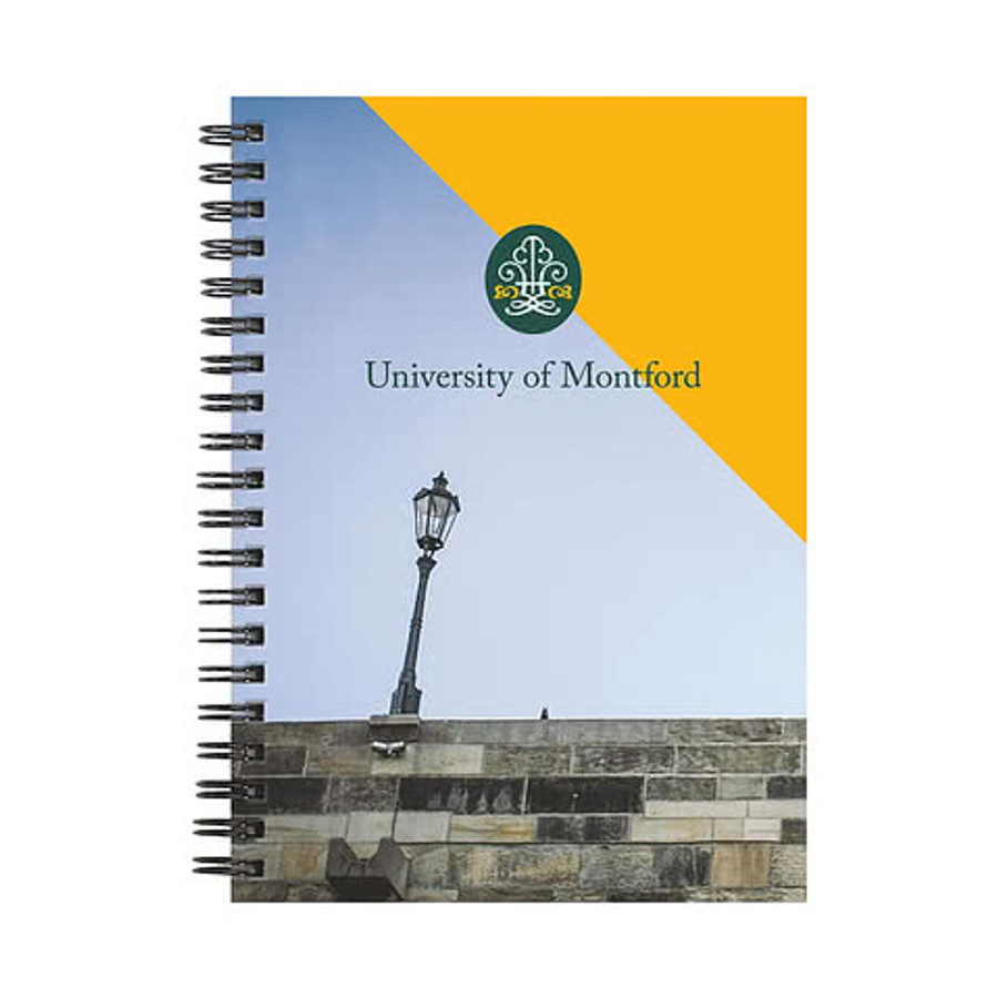 JournalBooks ® SlimLine Soft Cover Spiral Notebook in White