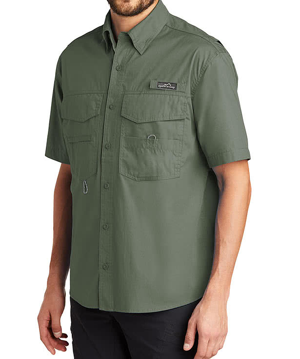 Eddie Bauer Cotton Poplin Short Sleeve Shirt