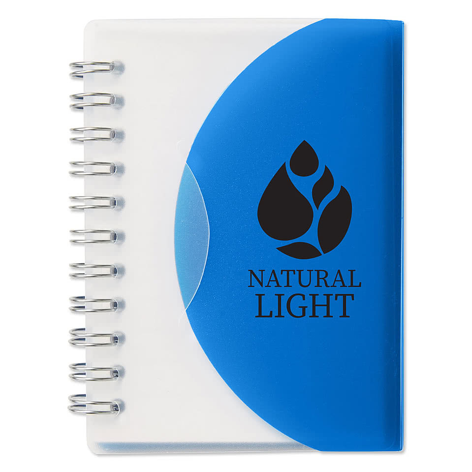 Curve Soft Cover Spiral Pocket Notebook