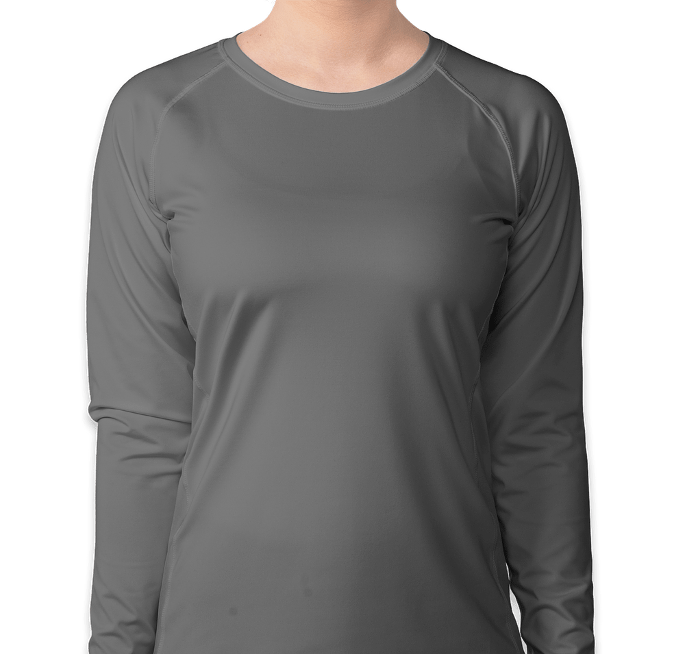 Sport-Tek Women's Long Sleeve Rash Guard Shirt-default