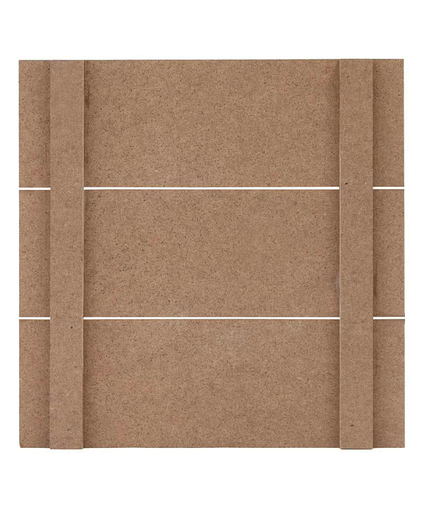 Full Color 12" x 12" Slatted Wood Wall Print