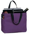 Port Authority Durable Side Pocket Poly Canvas Tote Bag