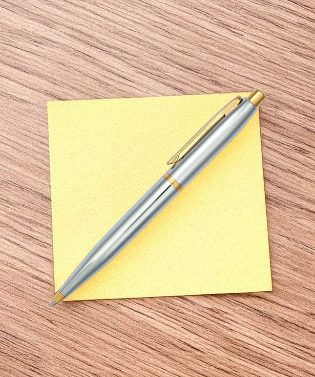 Laser Engraved Sheaffer VFM Polished Chrome with Gold Ballpoint Pen (black ink)