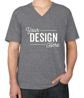 American Apparel Tri-Blend V-Neck T-shirt