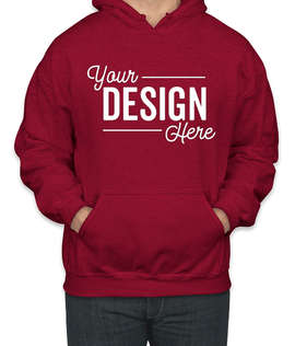 Canada - Gildan Midweight 50/50 Pullover Hoodie - Color: Antique Cherry Red
