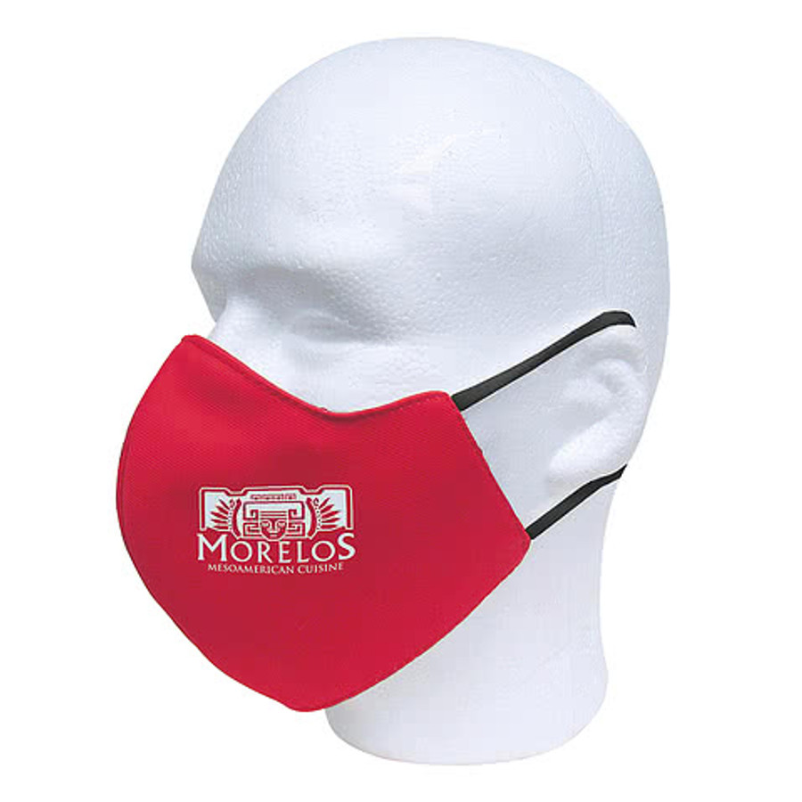 Full Color Comfy Face Mask in Red