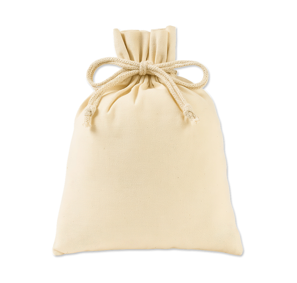 Medium Canvas Drawstring Gift Bag-default