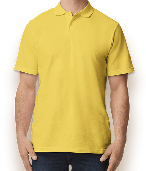 Gildan Softstyle Pique Polo - Printed in Daisy