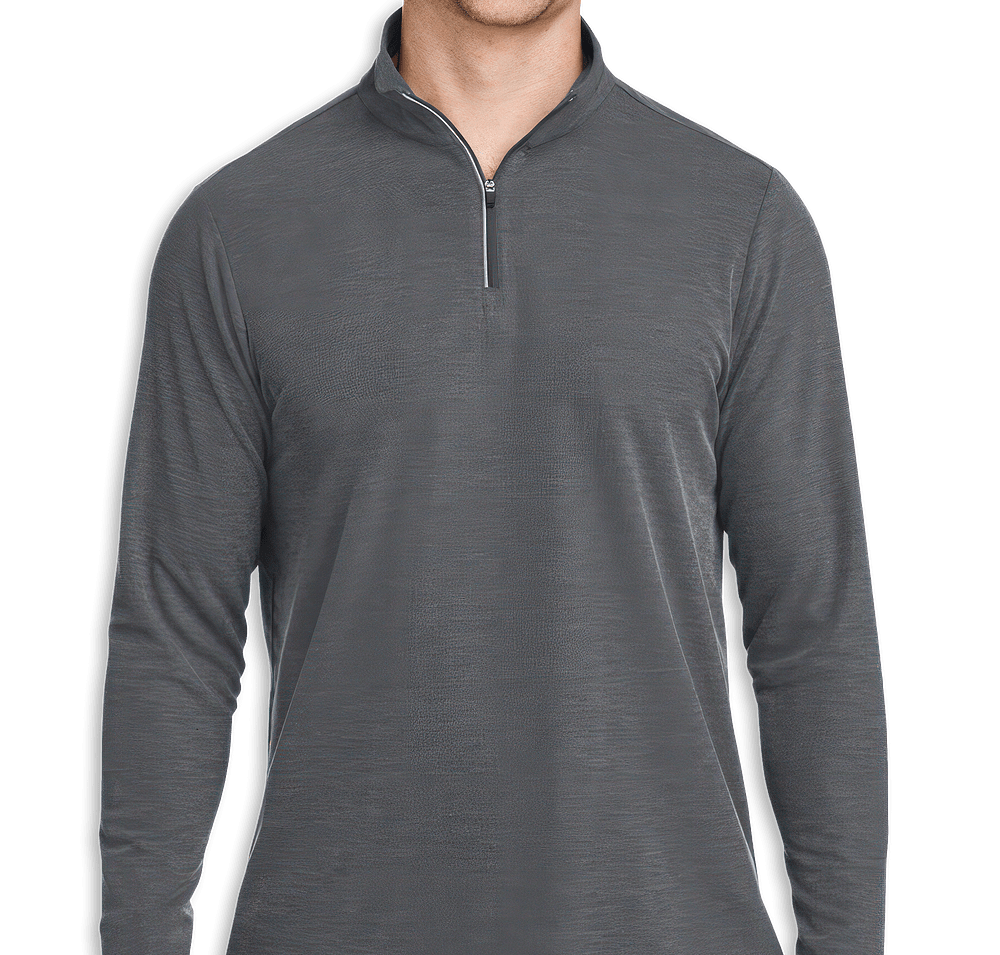 Core 365 Fusion ChromaSoft Pique Quarter Zip Sweatshirt -  Printed-default