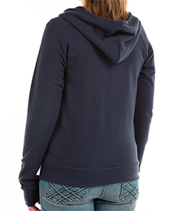 Bella + Canvas Juniors Raglan Zip Hoodie