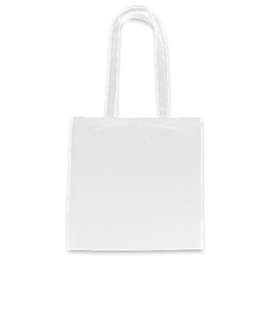 Promotional Lightweight 100% Cotton Tote Bag - Color: White