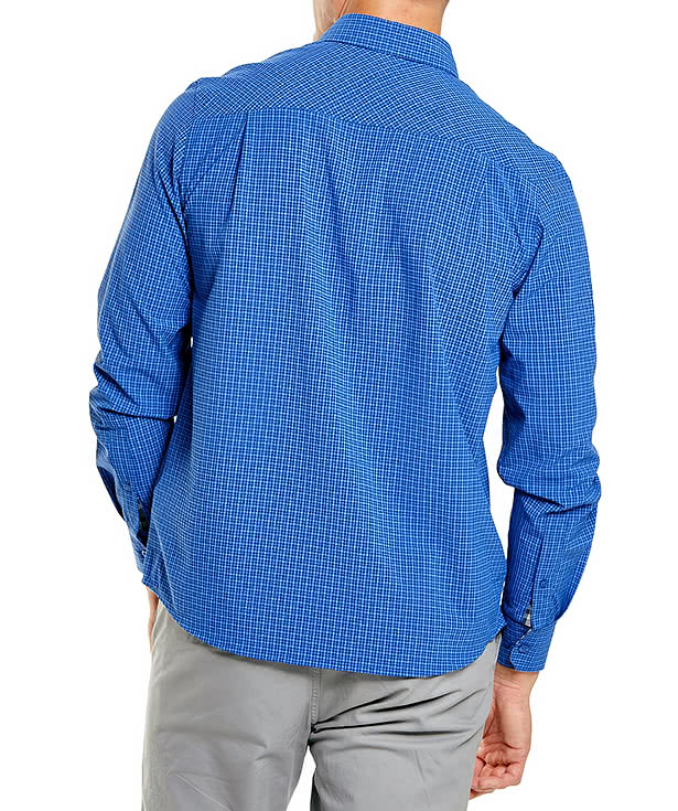 Storm Creek Influencer Wrinkle-Free Microplaid Long Sleeve Dress Shirt