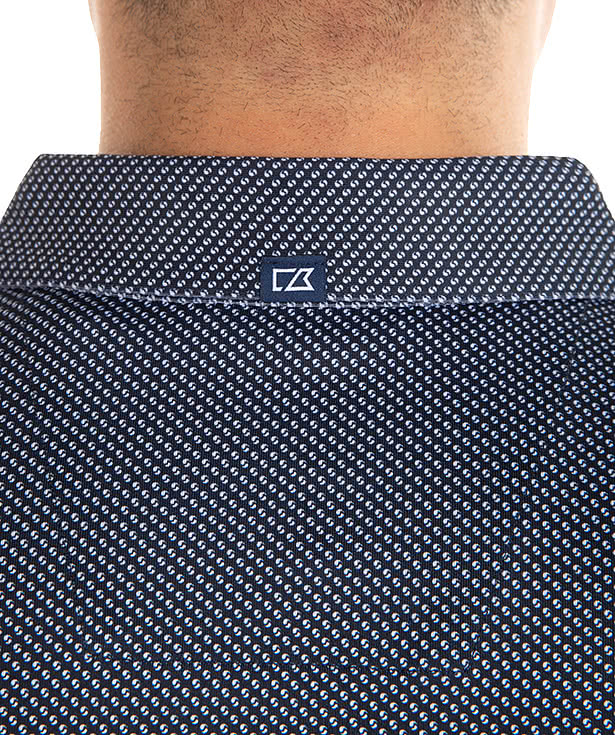 Cutter & Buck Pike Eco Symmetry Print UPF 50 Performance Polo
