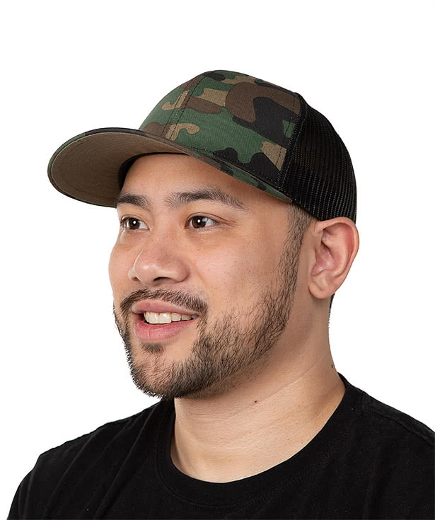 Richardson Patterned Snapback Trucker Hat