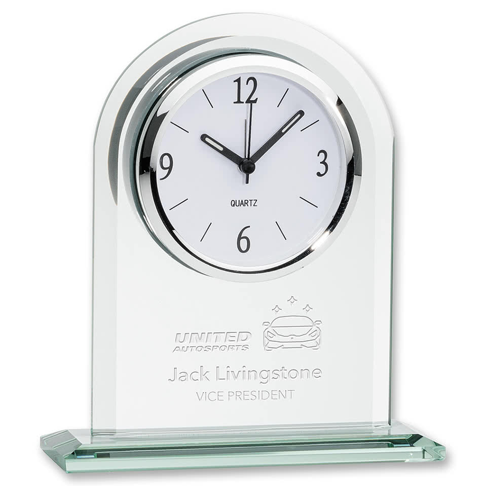 Laser Etched Springfield Clock