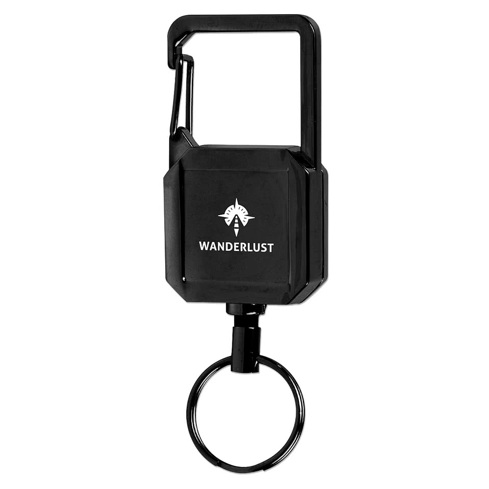 Badge Reel Keychain with Carabiner