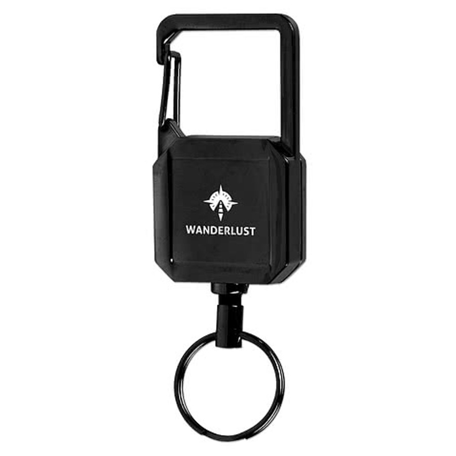 Badge Reel Keychain with Carabiner