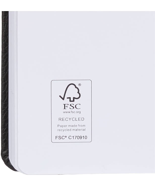Pebble FSC Recycled Hard Cover Notebook