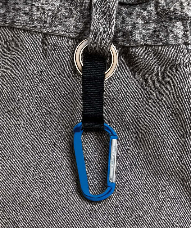 Laser Engraved Aluminum Carabiner Keychain