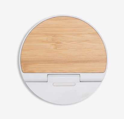 Full Color Bamboo Qi 10W Wireless Charging Phone Stand-default
