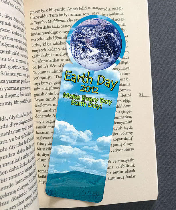 Full Color Circle Shaped Bookmark