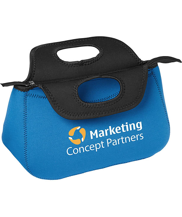 Zippered Neoprene 7 Can Cooler Tote Bag