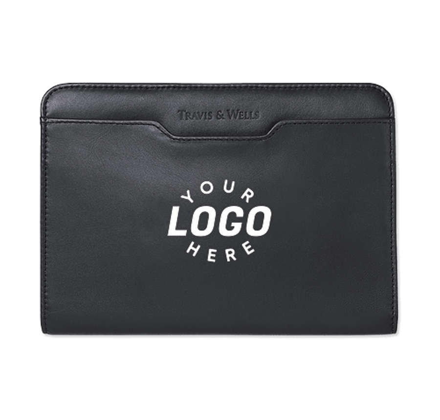 Travis & Wells Envoy Junior Padfolio in Black