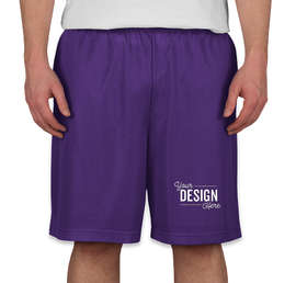 Sport-Tek Mesh Shorts - Color: Purple