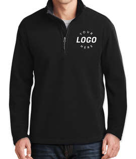 Port Authority Value Quarter Zip Fleece Pullover - Color: Black