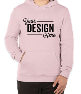 Alternative Apparel Eco-Cozy Pullover Hoodie - Color: Faded Pink