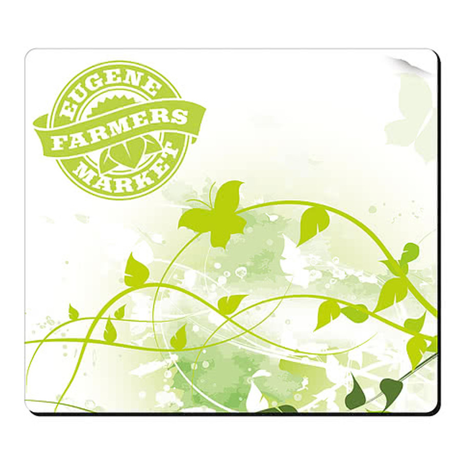 Full Color 1/16" Mouse Pad in White