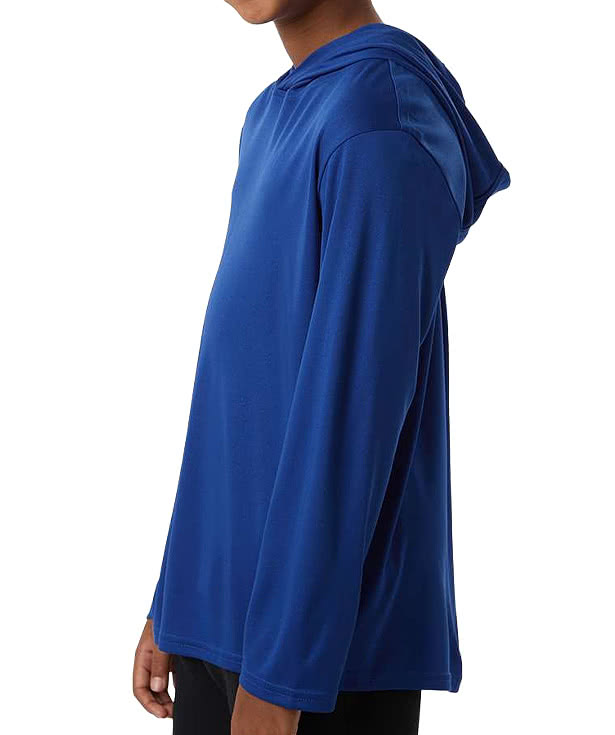 AllPro Youth Pro-Lock Hooded Long Sleeve Performance Shirt