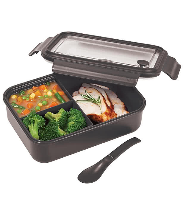 Three Compartment Food Storage Bento Box