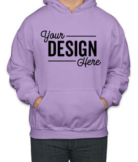 Gildan Midweight 50/50 Pullover Hoodie - Color: Orchid