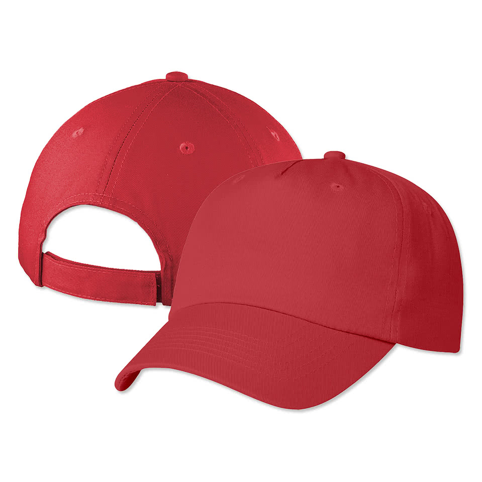 Five-Panel Polyester Baseball Hat