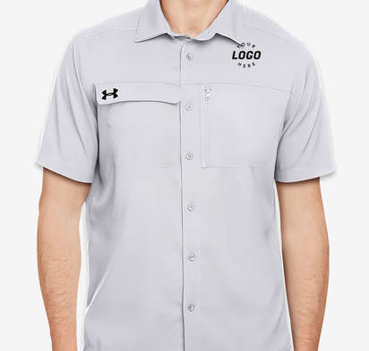 Under Armour Motivate Coach Woven Short Sleeve Shirt-default
