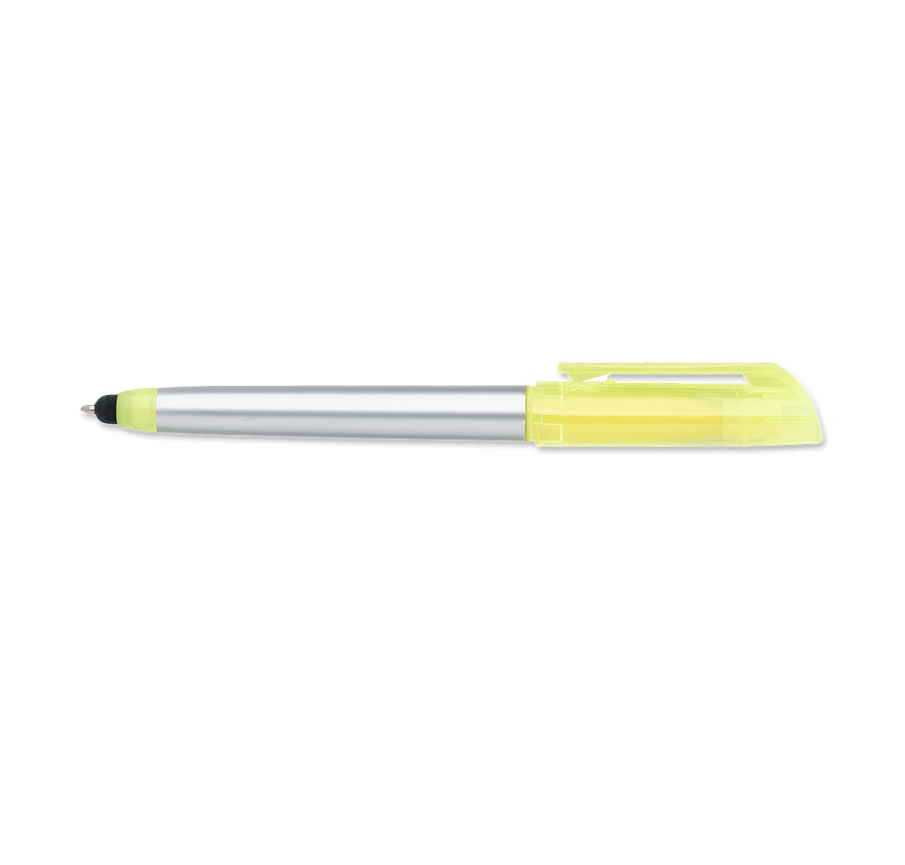 Trilogy 3-in-1 Highlighter and Stylus Pen (black ink)-default