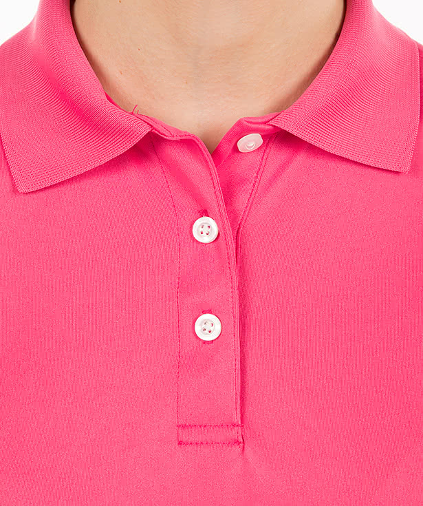 Hanes Women's Cool Dri UPF 50 Performance Polo - Screen Printed