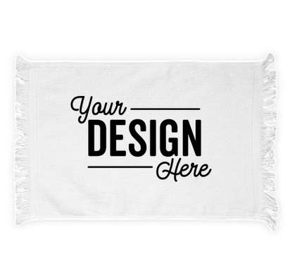 Fringed Rally Towel - White