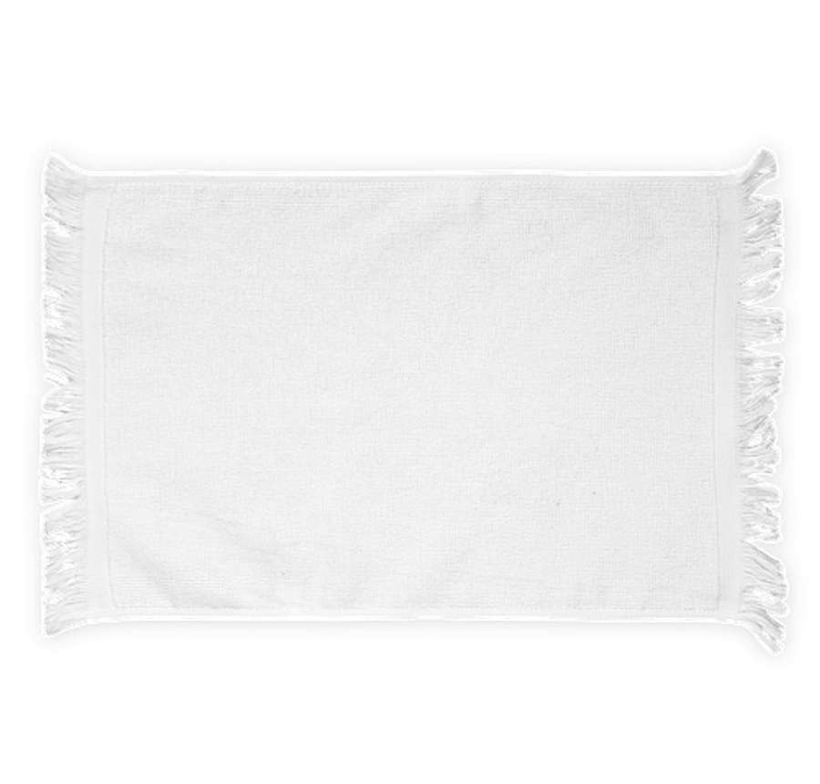 Fringed Rally Towel in White