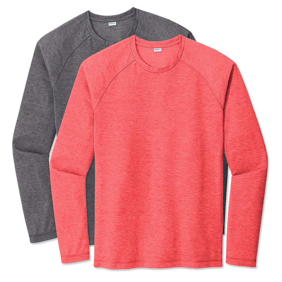 Sport-Tek Tri-Blend Long Sleeve Performance Shirt