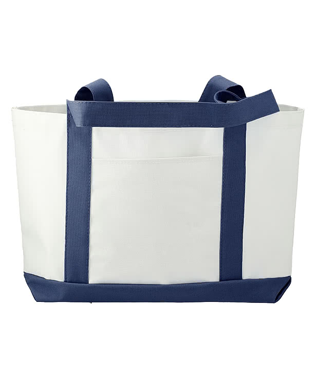 Full Color Large Poly Canvas Tote Bag