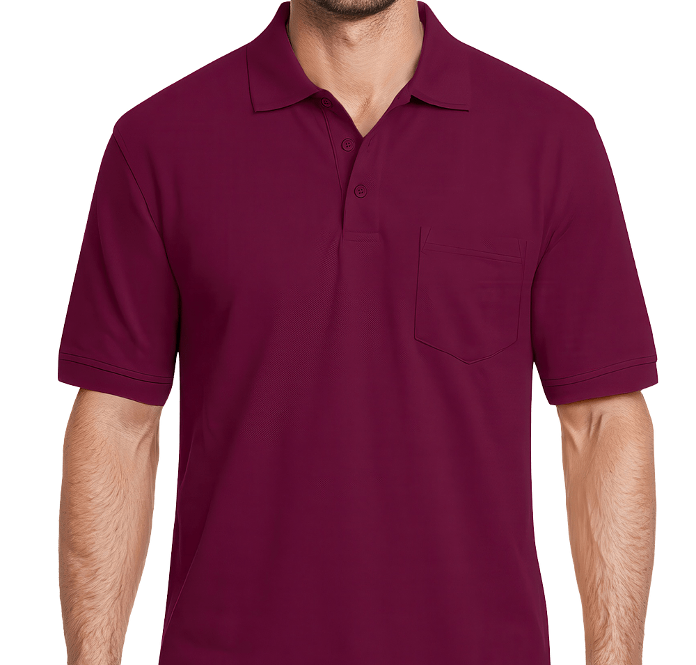 Blue Generation Soft Touch Easy Care Pocket Polo-default