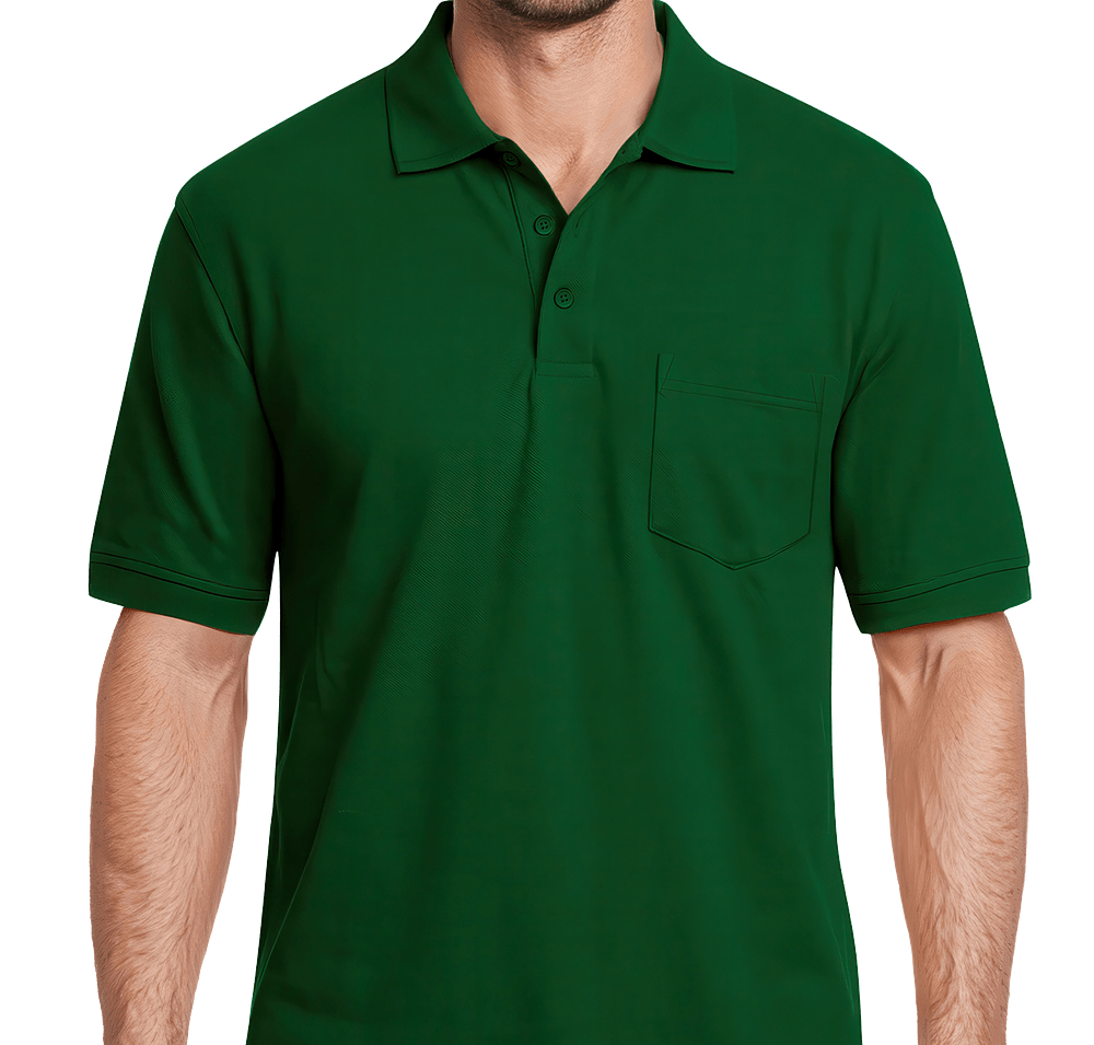 Blue Generation Soft Touch Easy Care Pocket Polo-default