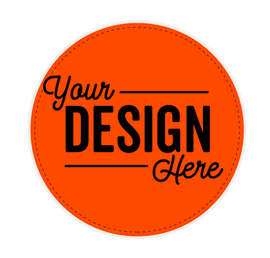 One Way Shopping 12" Circle Floor Decal - Color: Orange