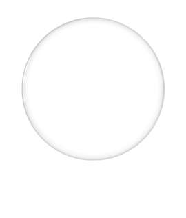 Full Color 1" Round Laminated Plastic Lapel Pin - Color: White