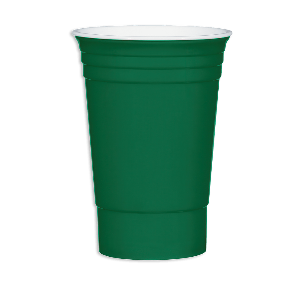 Full Color 16 oz. Reusable Plastic Party Cup (Case of 100)-default