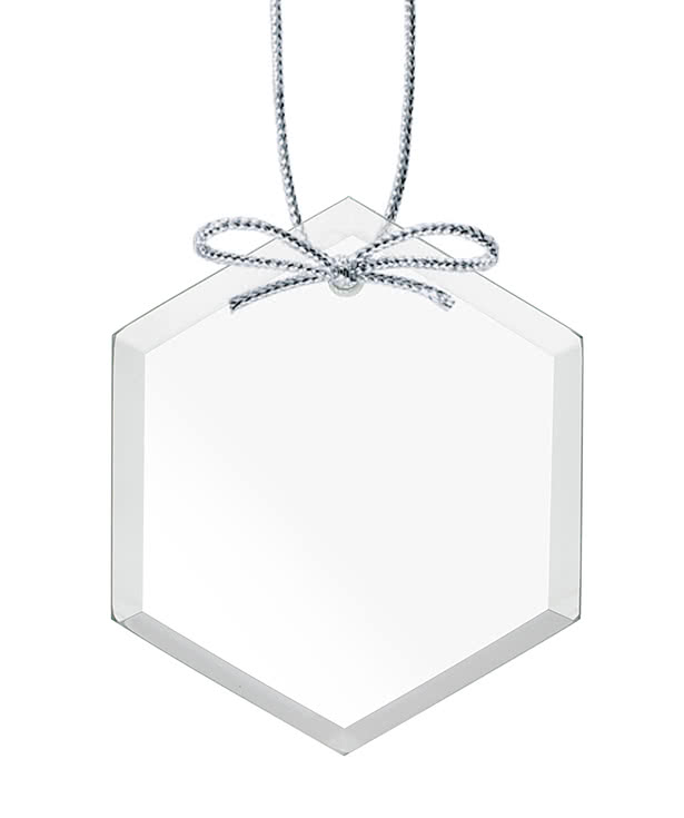 Crystal Hexagon Ornament