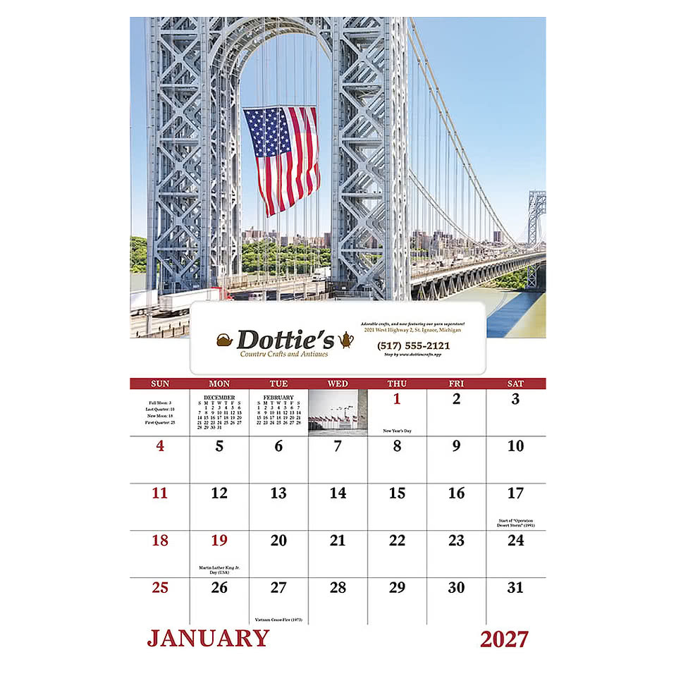 Celebrate America Wall Calendar