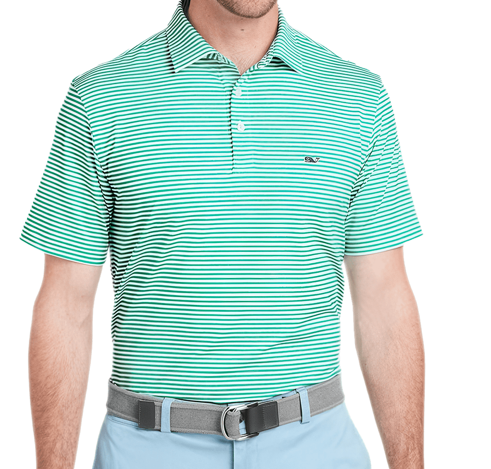 Vineyard Vines Winstead Sankaty UPF 30+ Heathered Performance Polo-default